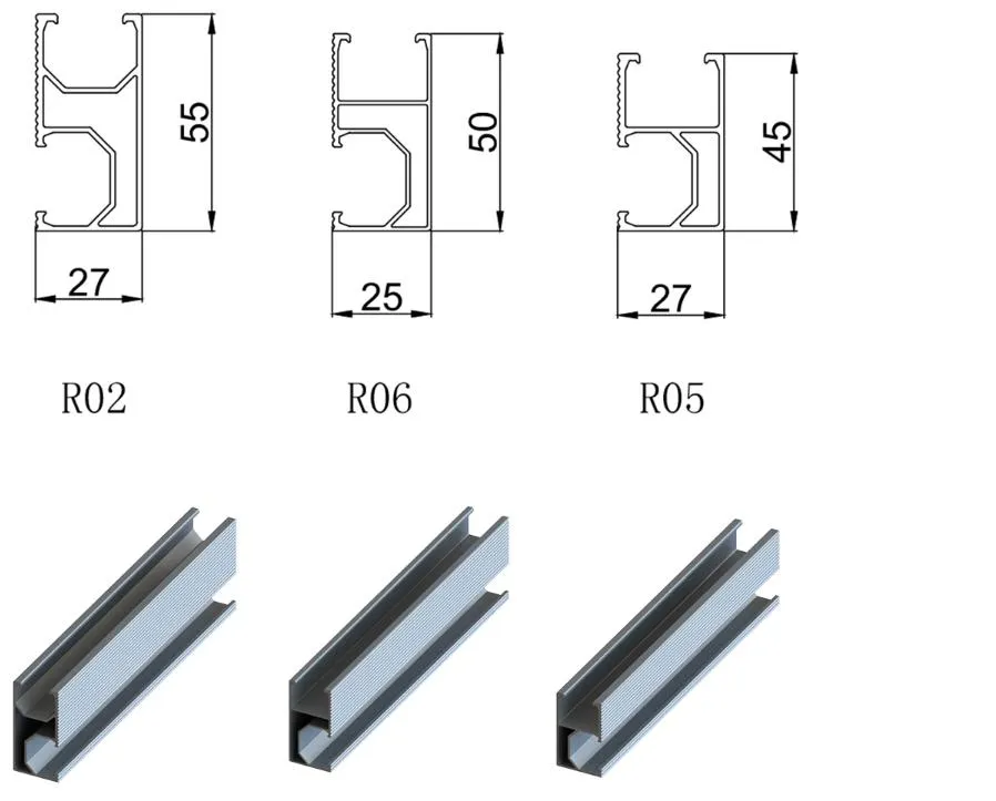 L Foot Adjustable End Clamps PV Aluminum Rail Fortin Roof Solar Mounting System Rooftop Solar Panel Mounting Brackets