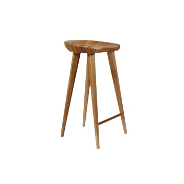 Modern American Style Solid Wood Kitchen Barstool for Interior Design