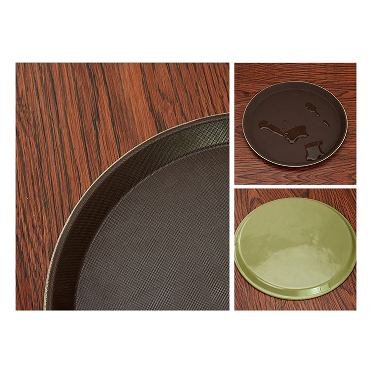 Top Selling Food Grade Hotel Restaurant Coffee Bar Serving Non-slip Trays Non-slip Tray with Texture Surface