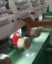 HE FENG 2 head tubular embroidery m achine sale