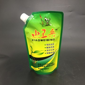 Túi có vòi phun đứng chống kiềm và axit lỏng 500ml