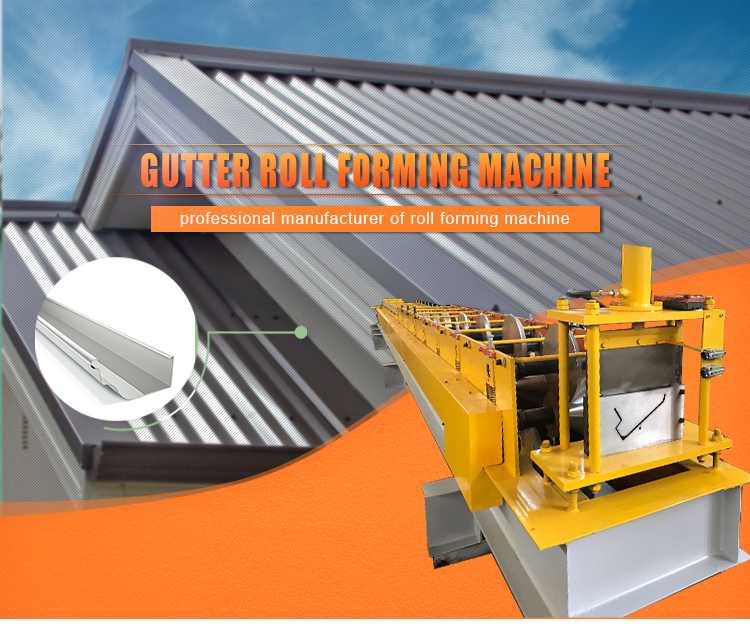 gutter roll forming machine roof gutter making machine