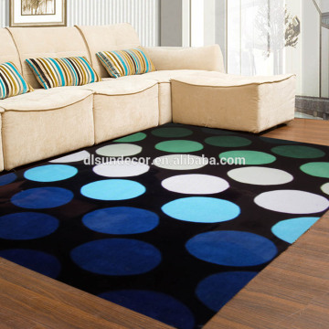 bedroom round polyester handtufted rug mat