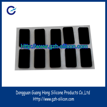 Factory customized adhesive backed silicone pad