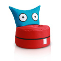 kids bean bag chair in owl shape