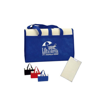 PP Woven Beach Mat - durable and portable beach accessory