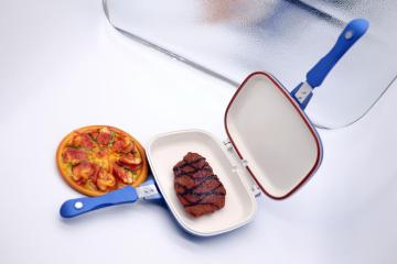 mini double fry pan