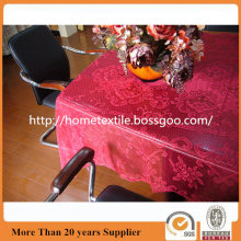 Christmas Red Lace Table Cloth