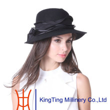 Floppy 100% wool felt women hat