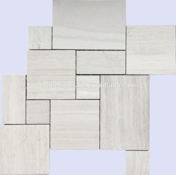 Perlino bianco stone mosaic