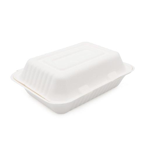 Eco-friendly compostable disposable paper lunch box