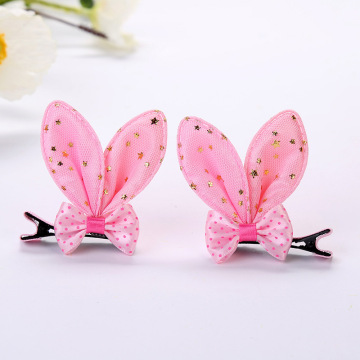 Bow tie rabbit ear hairpin rabbit ear clip