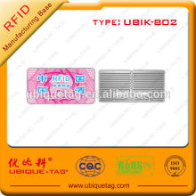 Anti-counterfeit RFID UHF Brittle label / inaly / Tag (UBIK-802)