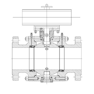 Pneumatic Actuated Ball Valve