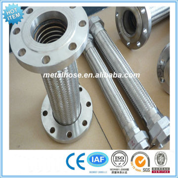 flanged stainless steel bellows hose