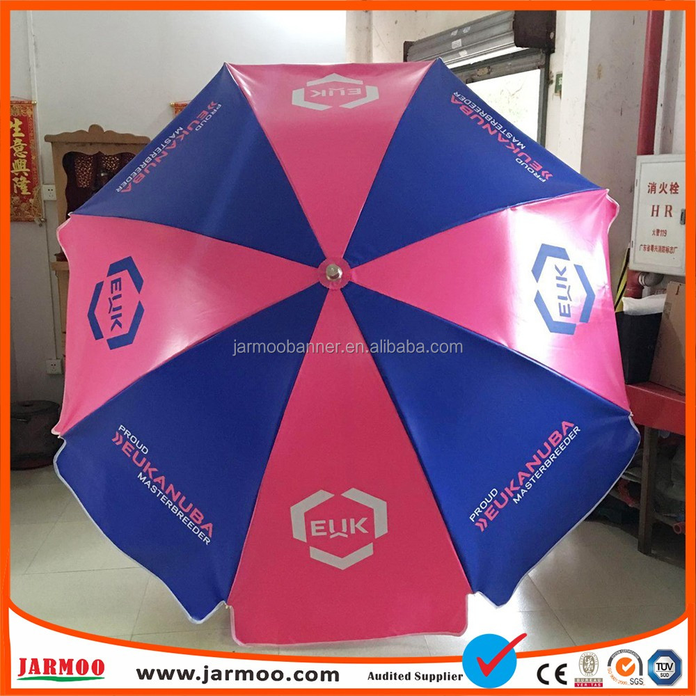 Folding Printed Oxford Fabric Advertising Advertising Garden Beach Umbrella