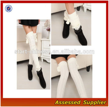 Women Beautiful Leg Warmer/Graceful Women Princess Style Leg Warmer/China Wholesale Women White Color Leg Warmer