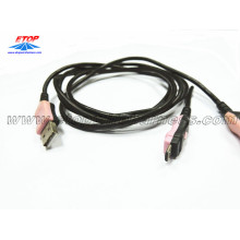 Double colored USB cable