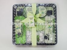 green tea bath and body works/ bath set