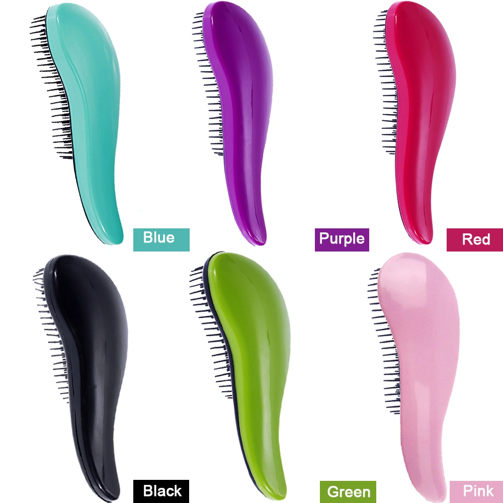 Hotsale Cute Travel Egg Shapeddetangling Hair Brush Detangle Free Brush for Wet or Dry