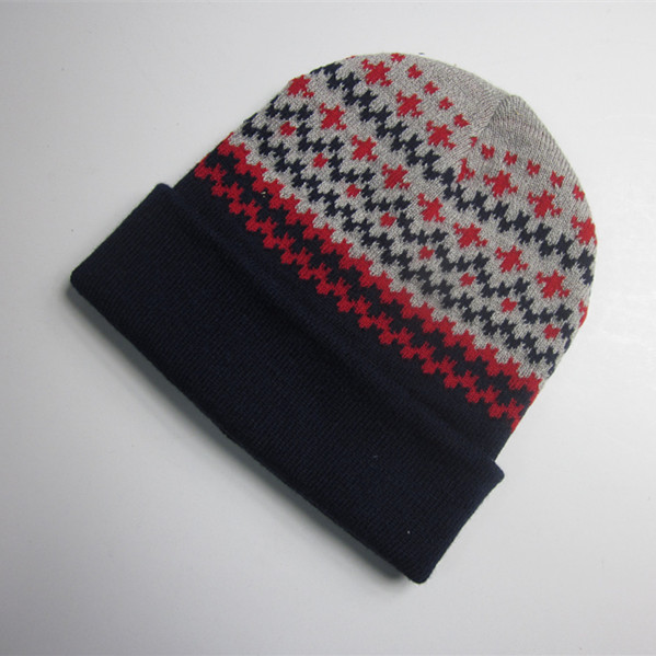 Jacquard Beanie