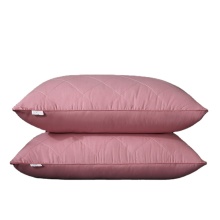 Custom pink neck throw hilton pillow