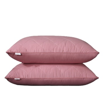 Custom pink neck throw hilton pillow