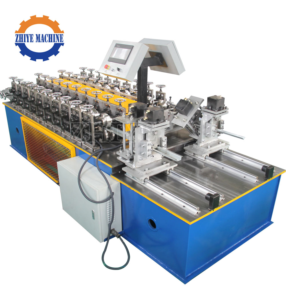 Omega and V roll forming machine