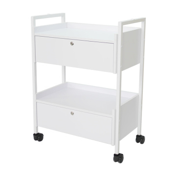 Salon Trolley Tray White