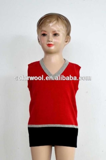 Wool sleeveless base layer shirt