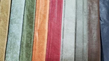 Leather Looking Upholstery Fabric for Sofa Furniture Textile