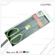 China factory satin polished soft handle kitchen vegetable scissors