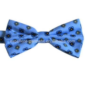 Hand printed polyester bowtie