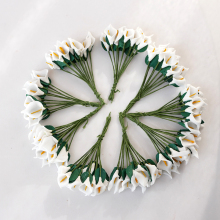 144pcs Artificial Foam Calla Lily Flowers for Wedding Centerpieces and Home Decor