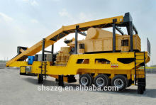 protable crusher, mobile crushing and screening plant