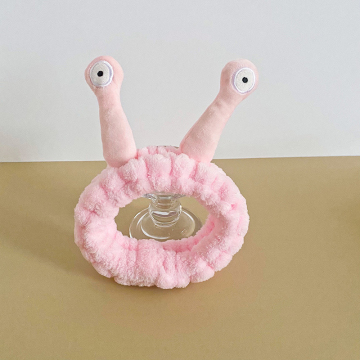 Cute Snail Headband: Creative Shower & Spa Elastic Hair Accessory