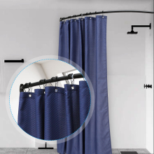 Stainless Steel Adjustable Curved Shower Curtain Rod - Rustproof Bathroom Accessory