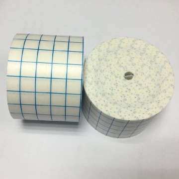 Fixation under tape cover roll stretch