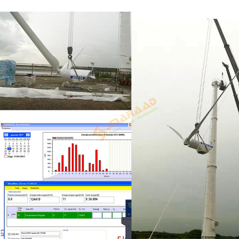 SD-100KW wind turbine actual use