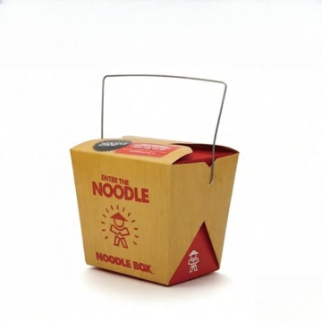 Elegant Chinese-Style Noodle Box with Handle
