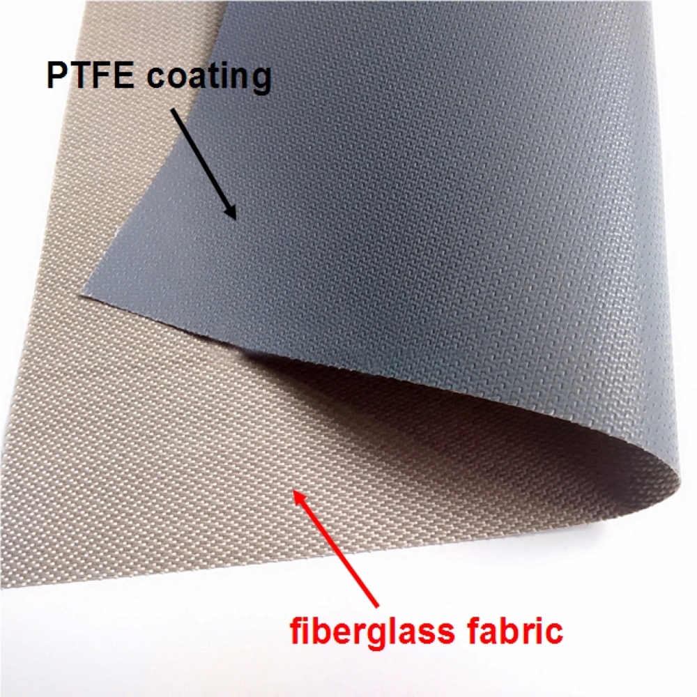 one side ptfe fiberglass cloth
