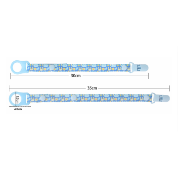 おしゃぶりクリップ6パックシリコーンパッドおしゃぶりホルダー