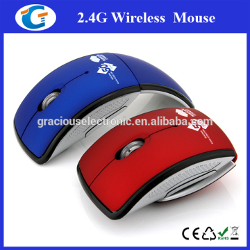 Custom logo printing 2.4g wireless foldable mouse