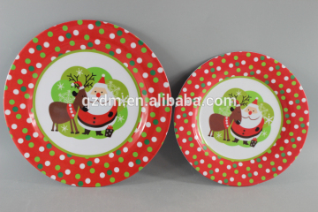 2015 Plastic food tray ,Christmas Dishes , Xmas Plate