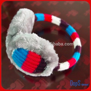 knitted earmuff earmuff headphone embroidery earmuff