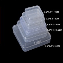 Versatile Clear Plastic PP Boxes - Organize Jewelry, Toys, and Office Supplies