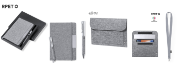 STATIONERY SET WITH PEN NOTEBOOK AND FILE FOLDER