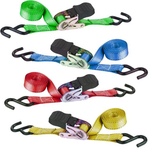 safety cargo lashing 1" ratchet tie down strap