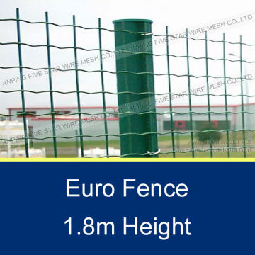 1.8m Height Pvc Coated euro panel fence