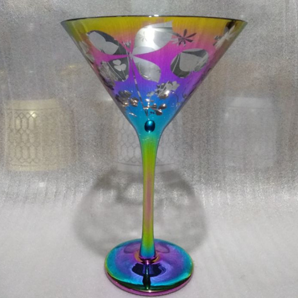 Wholesale Rainbow Goblet Wine Glass2